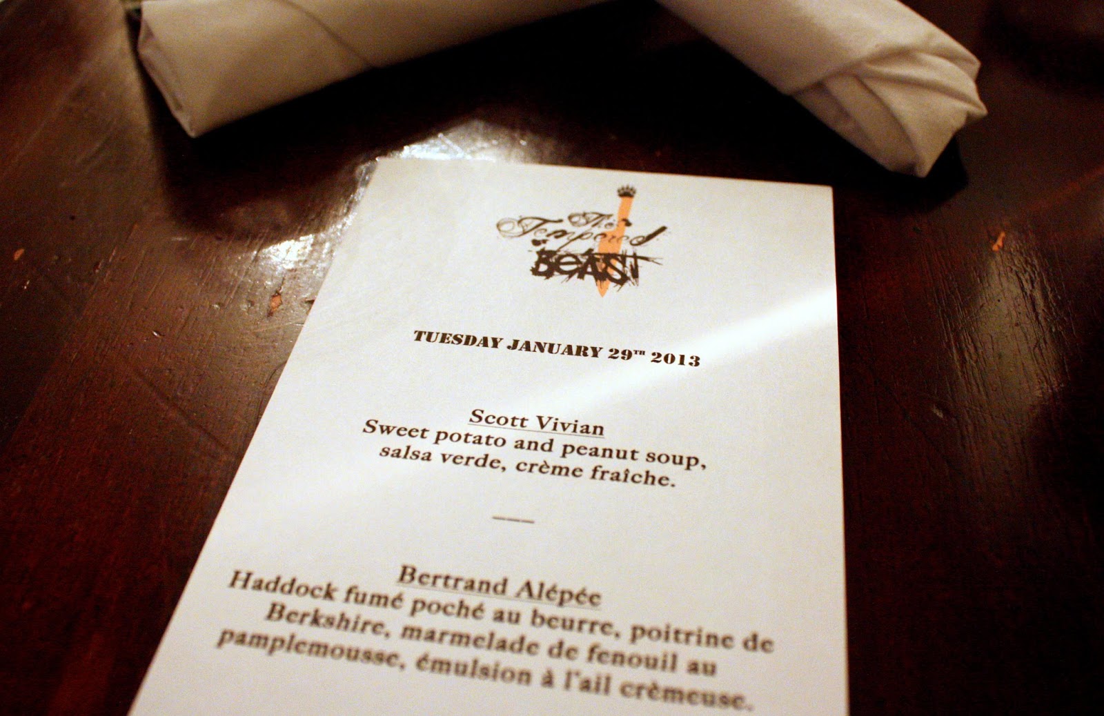 january 2013 food junkie chronicles