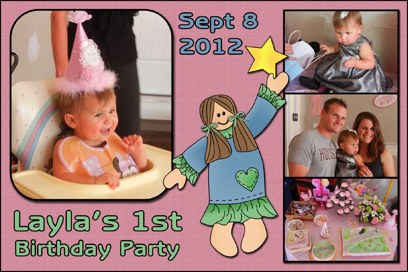 Sher&rsquo;s Creative Space: Happy Birthday Layla!