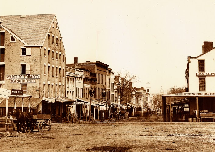 Old Pictures of Columbia County NY Warren Street, Hudson NY
