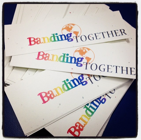 Van Meter Library Voice: Spread the Word With The "Banding Together" Logo