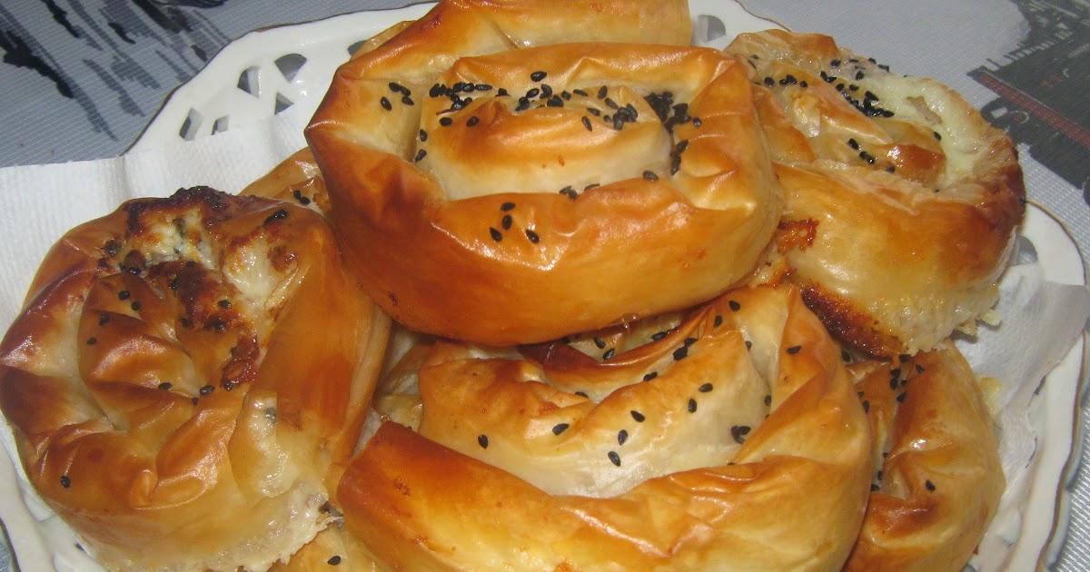 Baklava yufkasından gül böreğiZeytin Dalı Blog