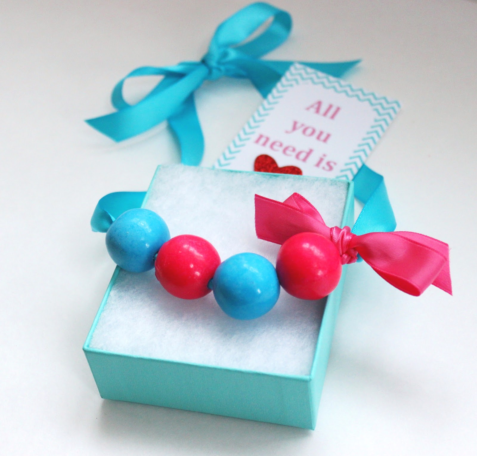 Girl's Bubble Gum Necklace Tutorial Delightfully Noted