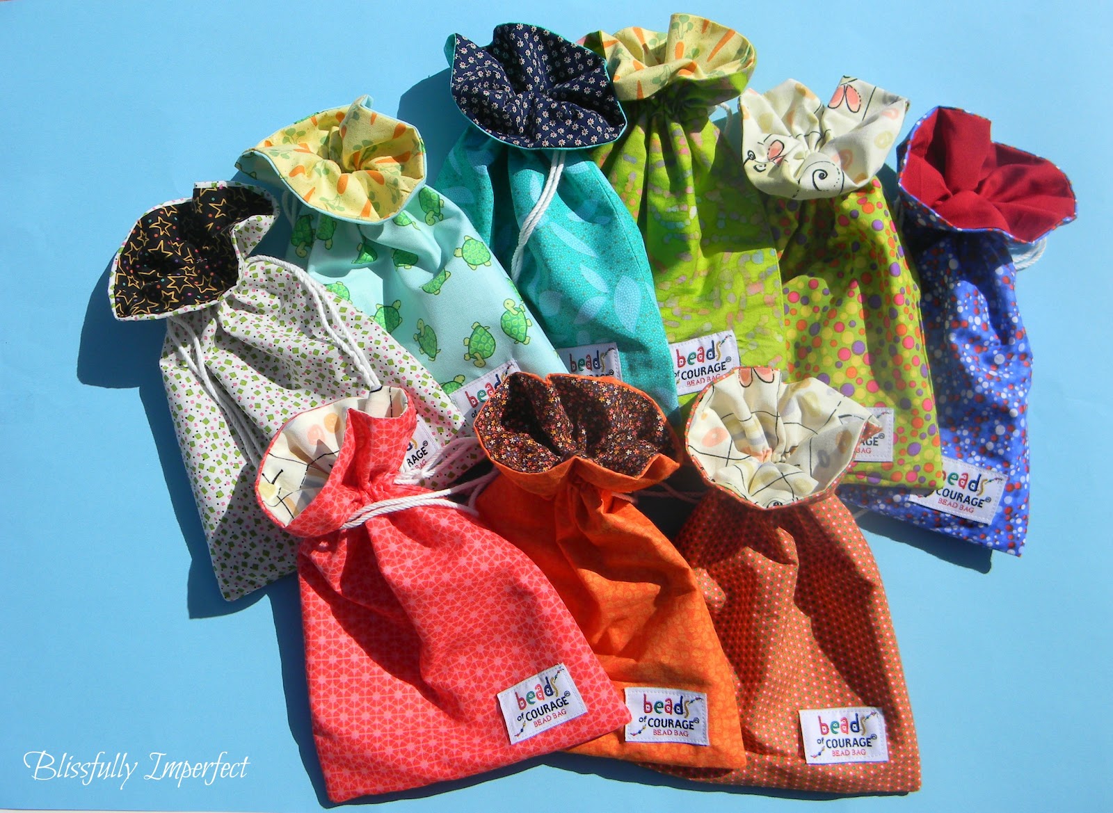 Blissfully Imperfect Bags for Beads of Courage