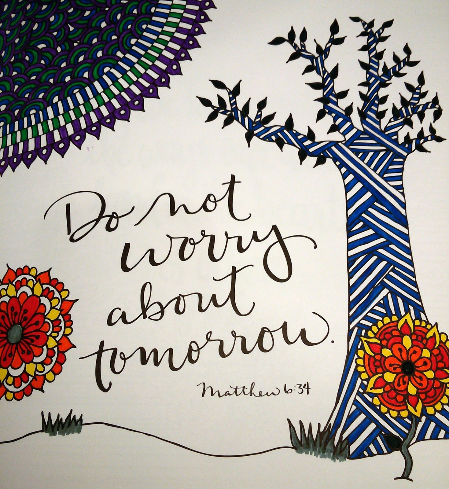 Whatever Is Lovely Coloring Book