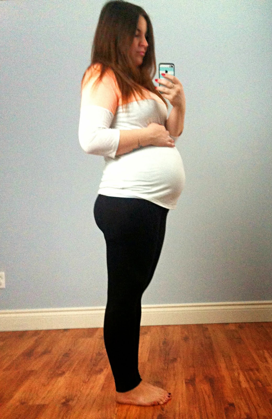 Kristen Peebles Bump Update 24 Weeks