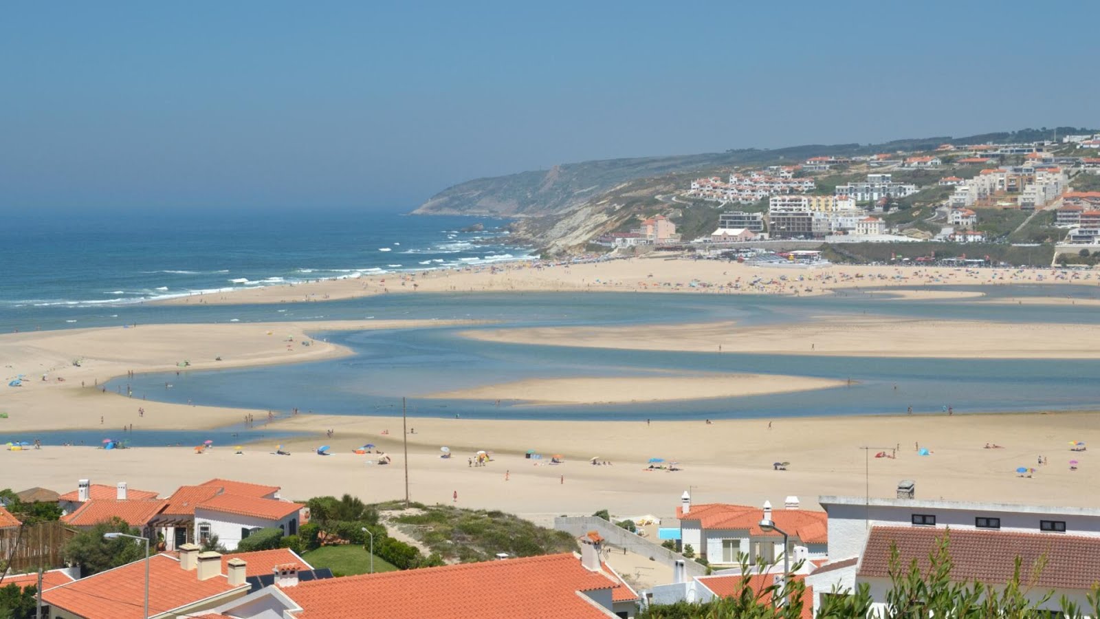 Obidos lagoon, viewed from the southern bank