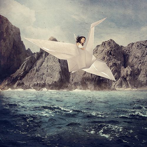 Sarolta Bán foto manipulação digital surreal mundos perdidos