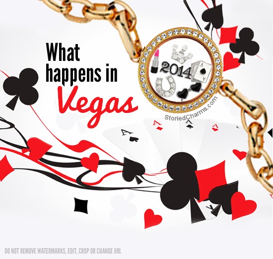 What Happens in Vegas Origami Owl Locket Bracelet or Necklace | Shop StoriedCharms.com