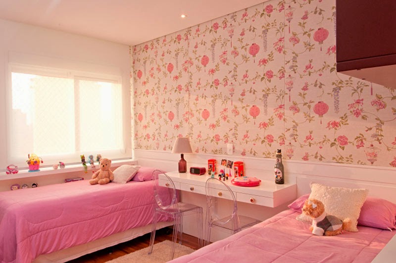 Cómo colocar dos camas en un dormitorio para niñas? : decoración ... Habitaciones de dos camas