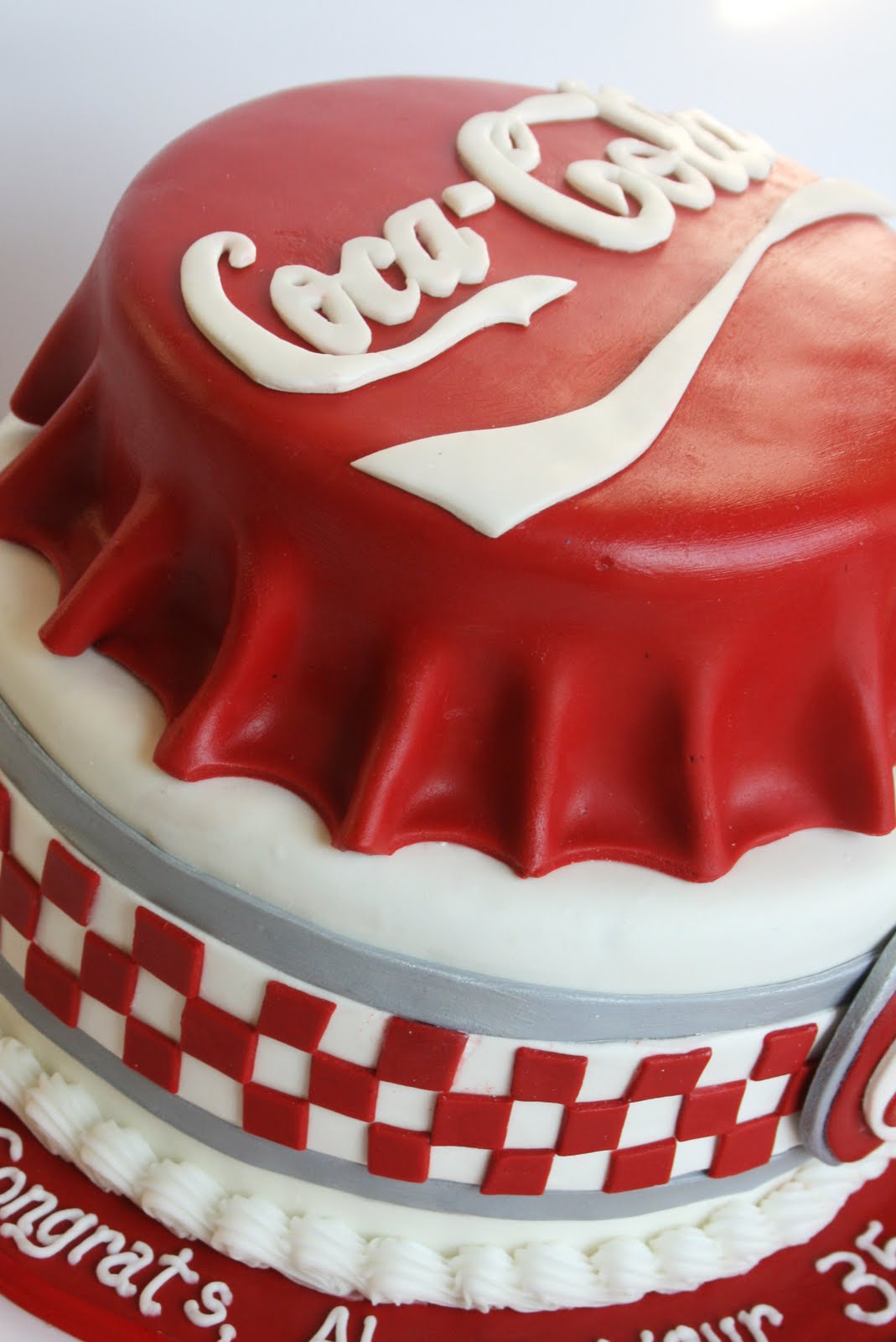 And Everything Sweet A cake for Coke.