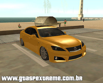 Lexus IS F 2009 Tuning para grand theft auto