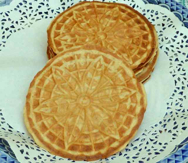 Gluten Free Baking Bear GLUTEN FREE PIZZELLE COOKIES with DAIRY FREE INSTRUCTIONS