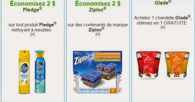 Glade coupons rabais