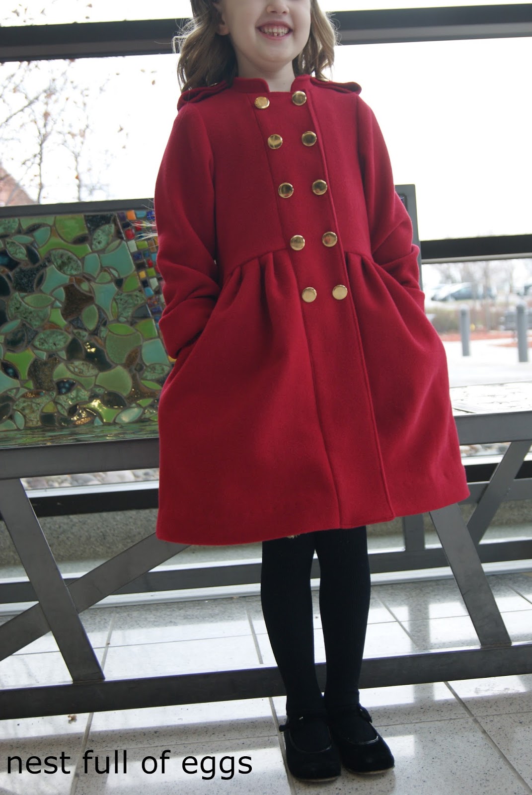 nest full of eggs Lanvin Petite Military Coat KnockOff Tutorial