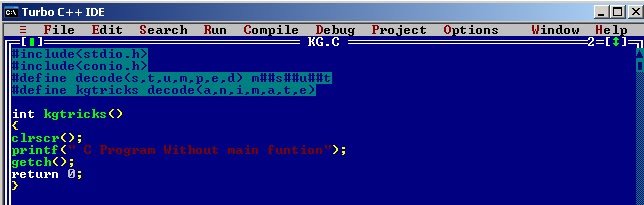 C Program input Source Code
