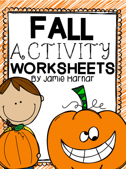 Itty Bitty Teacher: Autumn Activity Worksheets