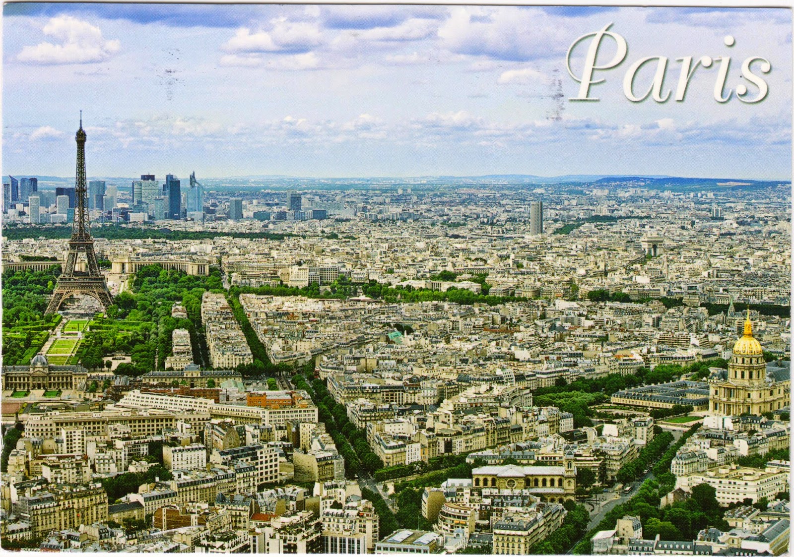 One Postcard a Day 126th Anniversary of Eiffel Tower Opening