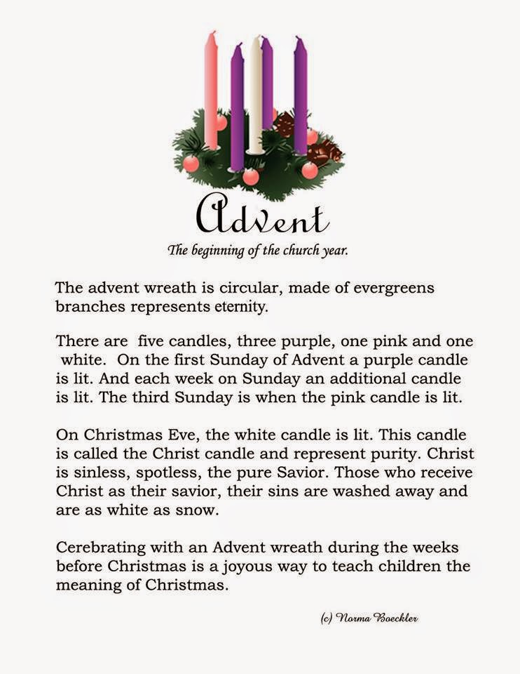 What is the meaning of a Christmas Advent wreath?