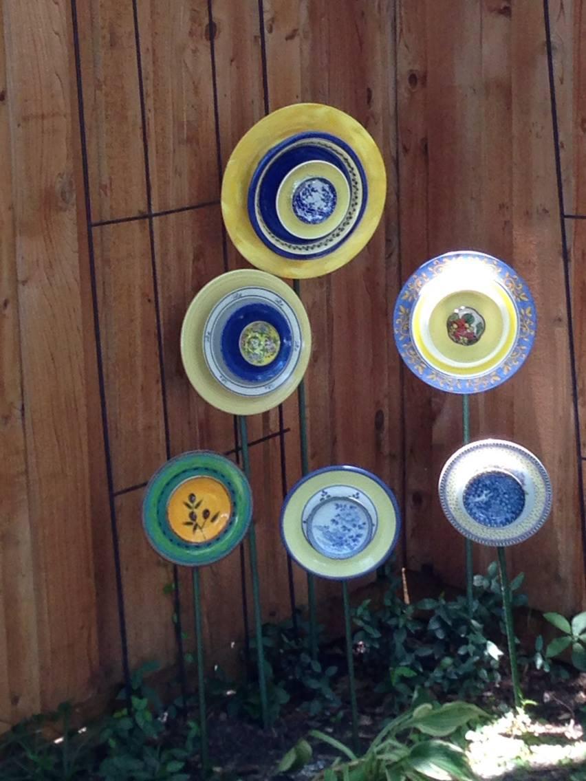Tinkering Around Flower Garden Plates