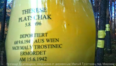Therese Platschak 5.8.1896 DEPORTIERT AM 9.6.1942 AUS WIEN IN MALY TROSTIENEC ERMORDET AM 15.6.1942