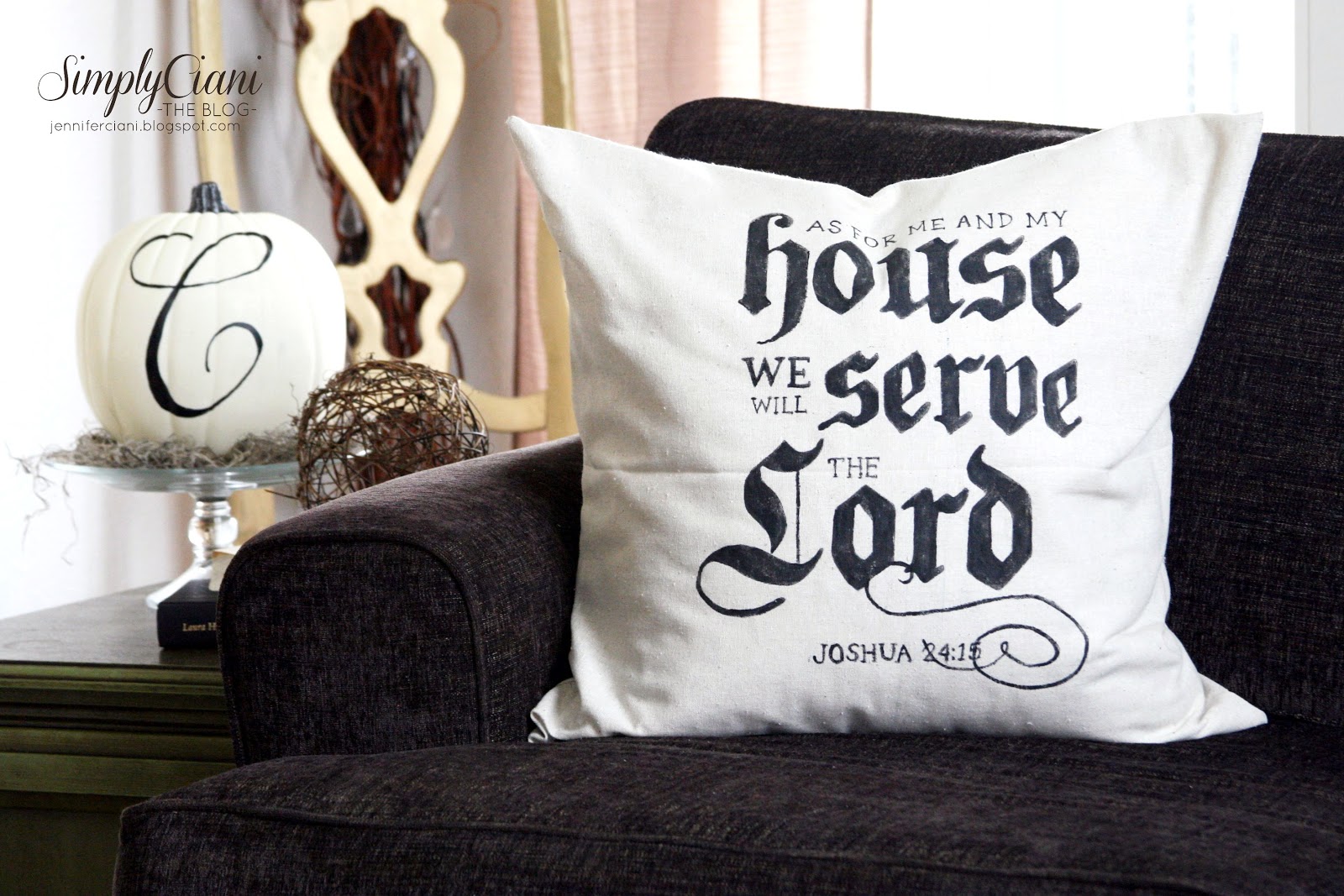 DIY Easy Sew Pocket Pillow Cover Simply Ciani