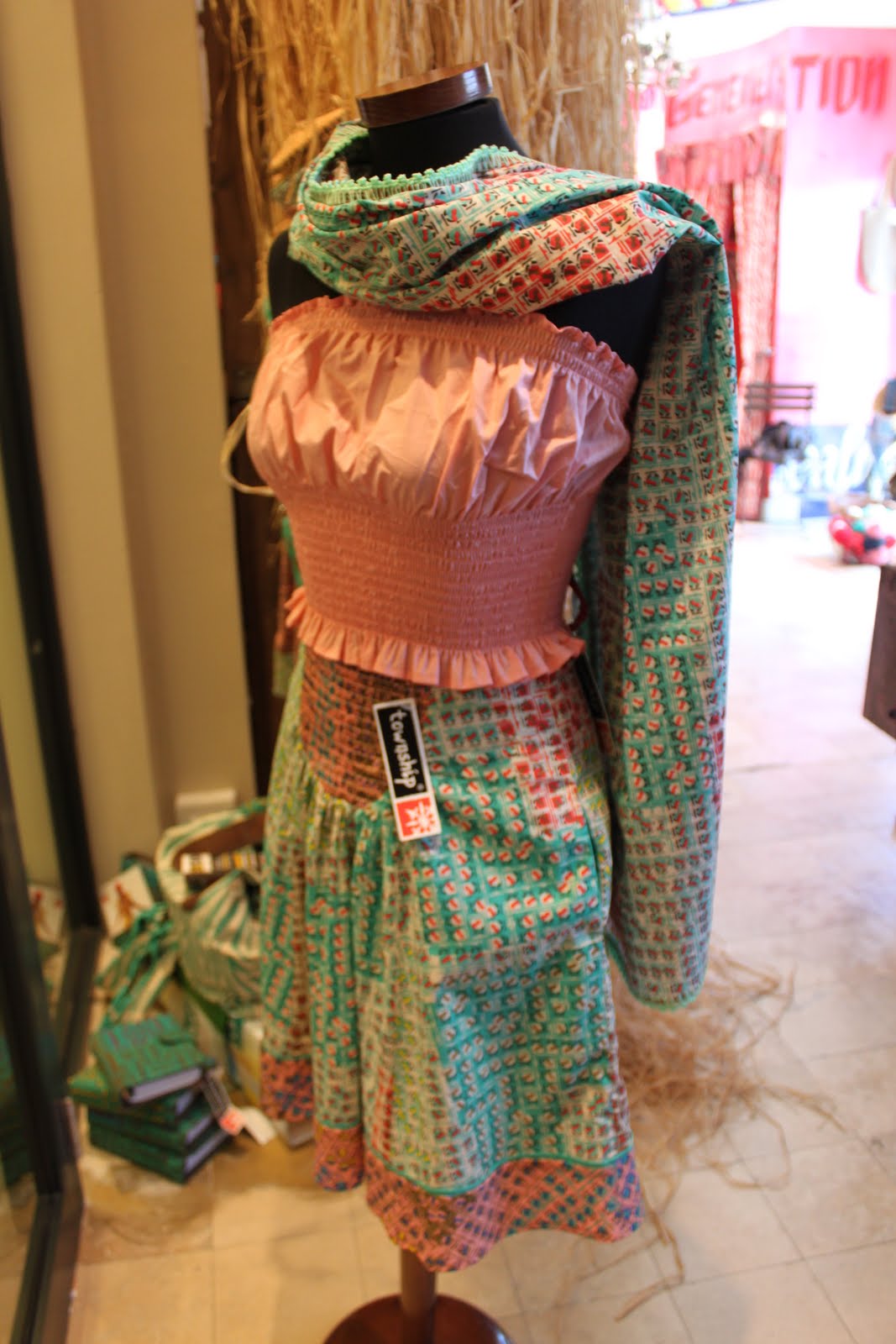 20something in Cape Town funky African clothing shop