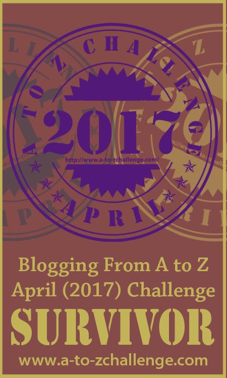 A to Z blogging challenge 2017