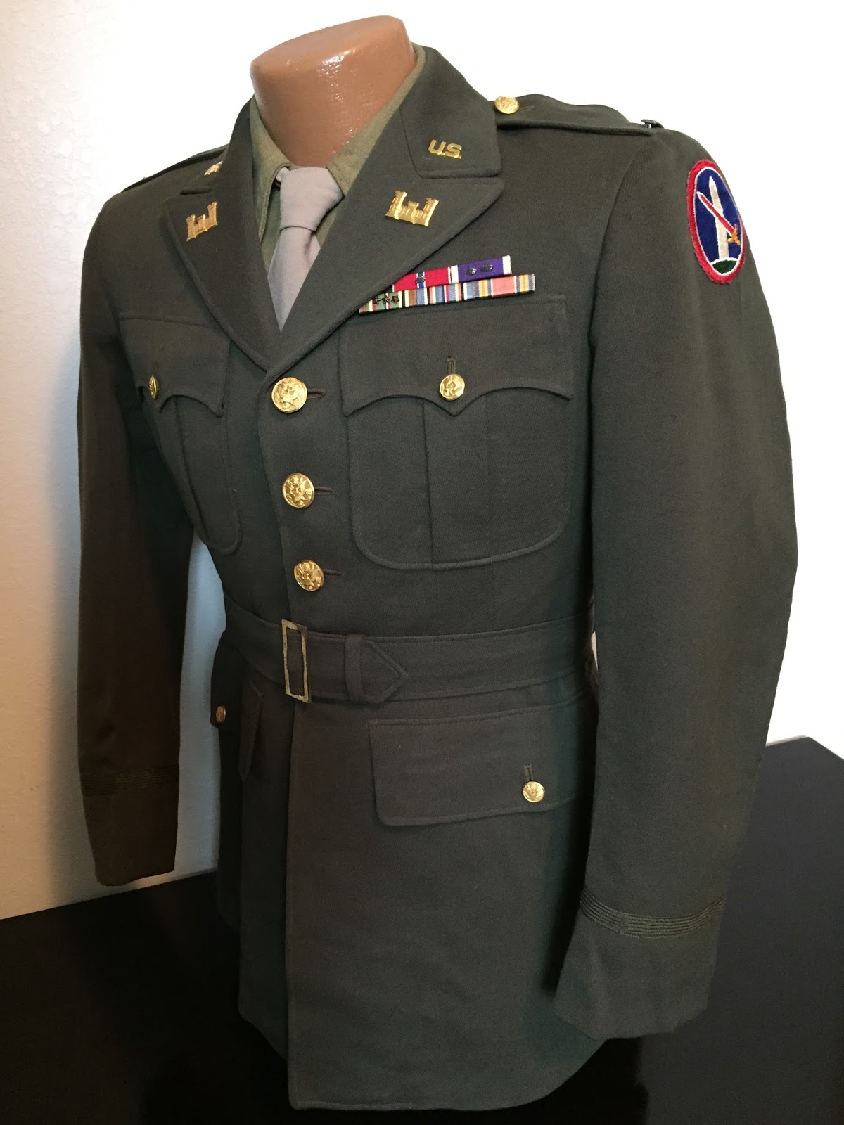 HIGHLY Decorated 88th Div Combat Engineer Uniform Documents and Photos