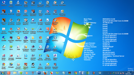 System configuration di desktop System configuration di desktop