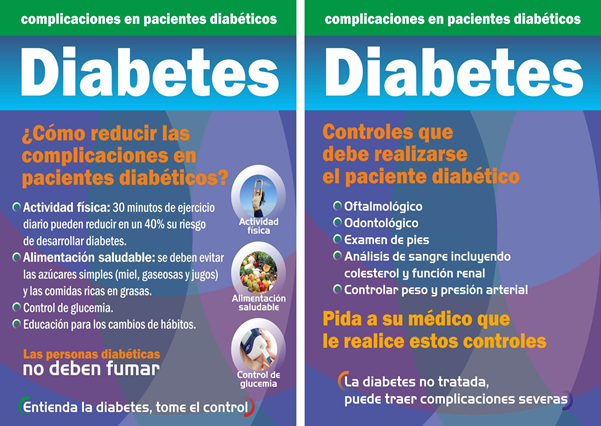 DIABETES MELLITUS: Volante proporcionando información DIABETES MELLITUS: Volante proporcionando información