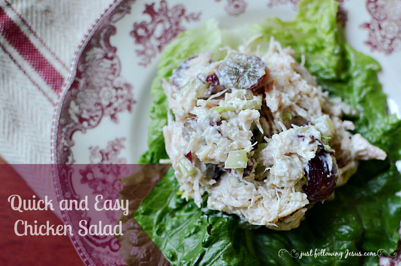 Just following Jesus in my real life... Friday Faves...Quick and Easy Chicken Salad