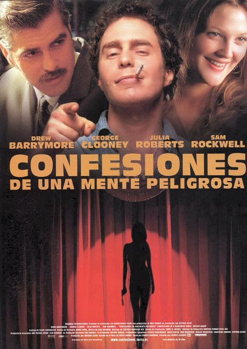 Cartel de la película mente, peligrosa, Clooney