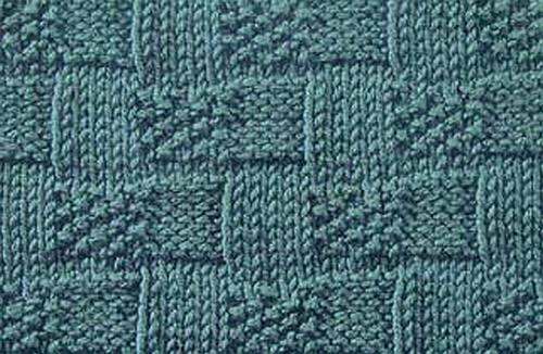 Knitting Galore: Basket Weave Moss Stitch