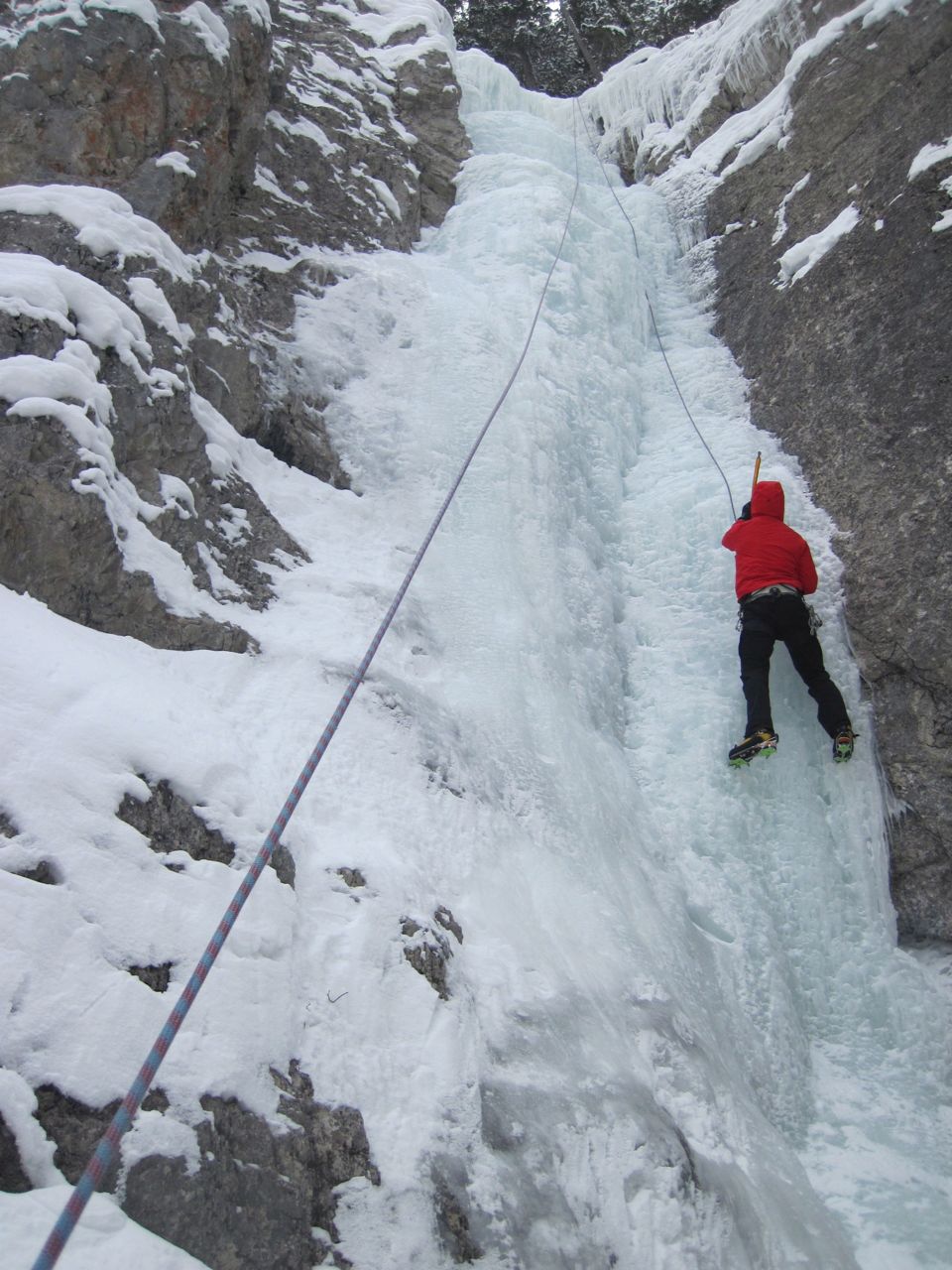 Canadian Rockies Alpine Guides Ice Climbing at King Creek