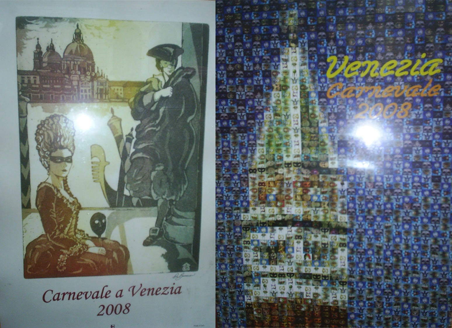 Carteles del Carnaval veneciano Carnevale Venezia 2008