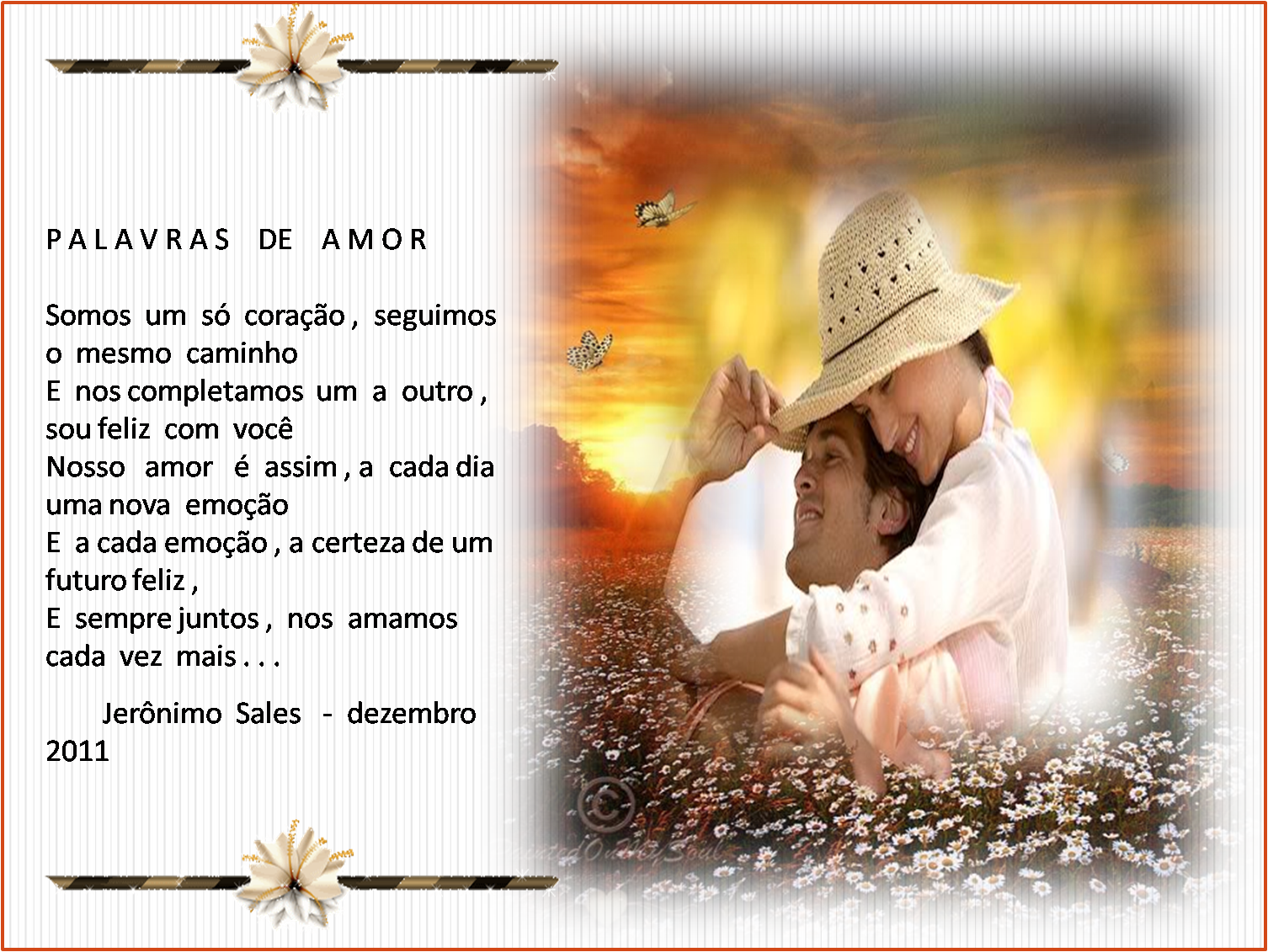 Palavras de amor - Imagui
