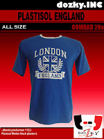 KAOS KEREN ENGLAND PLASTISOL