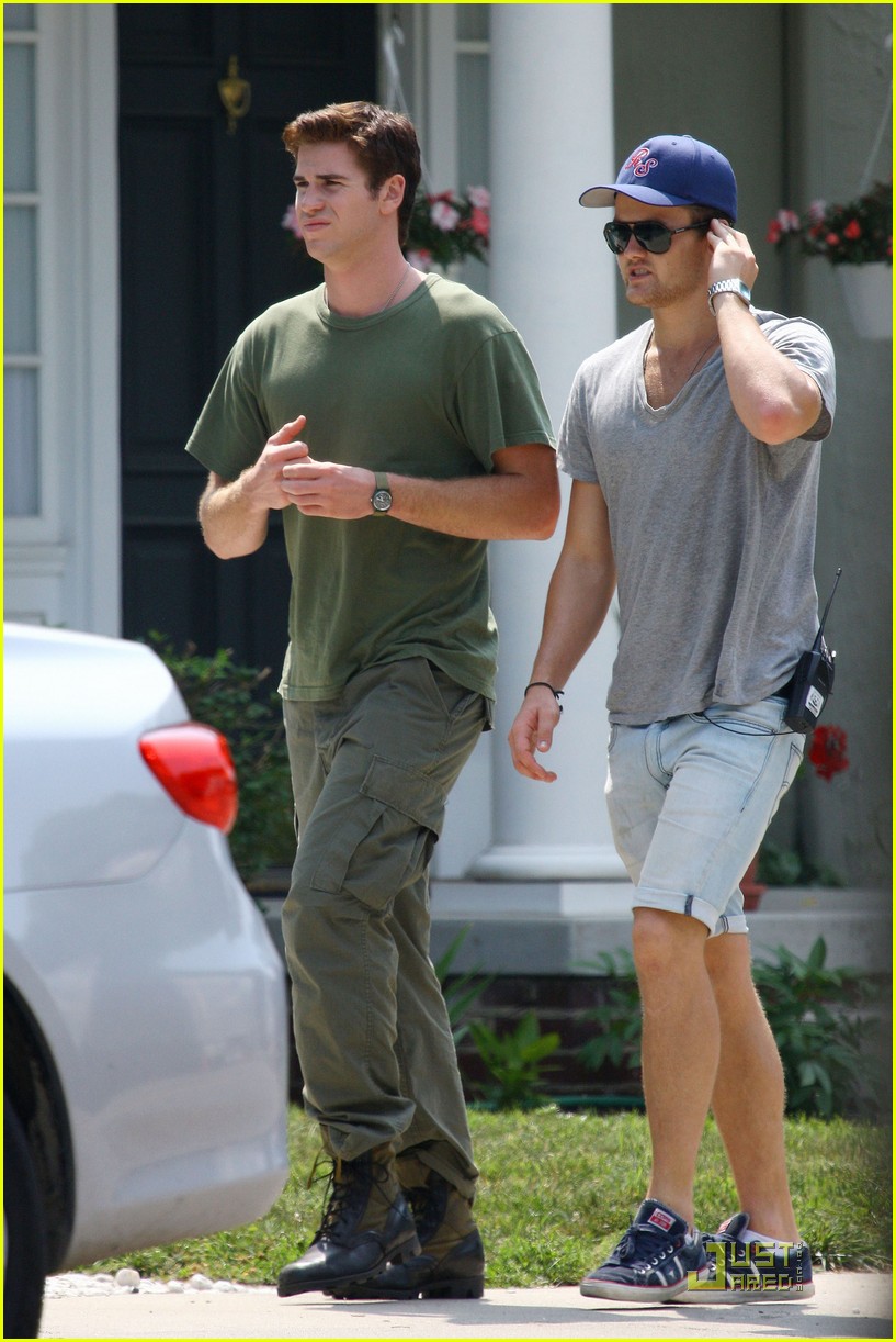 Blog de las celebridades del momento Liam Hemsworth Sexy Grabando AWOL