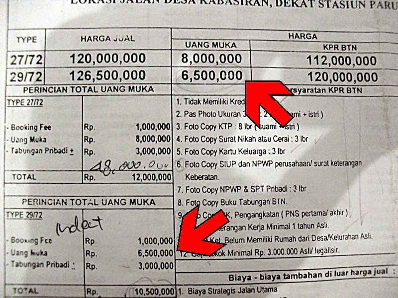 Pengalaman Membeli Rumah Bersubsidi Part 1 Booking Fee Dan
