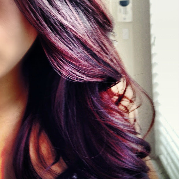 dsk steph diy hair color burgundy