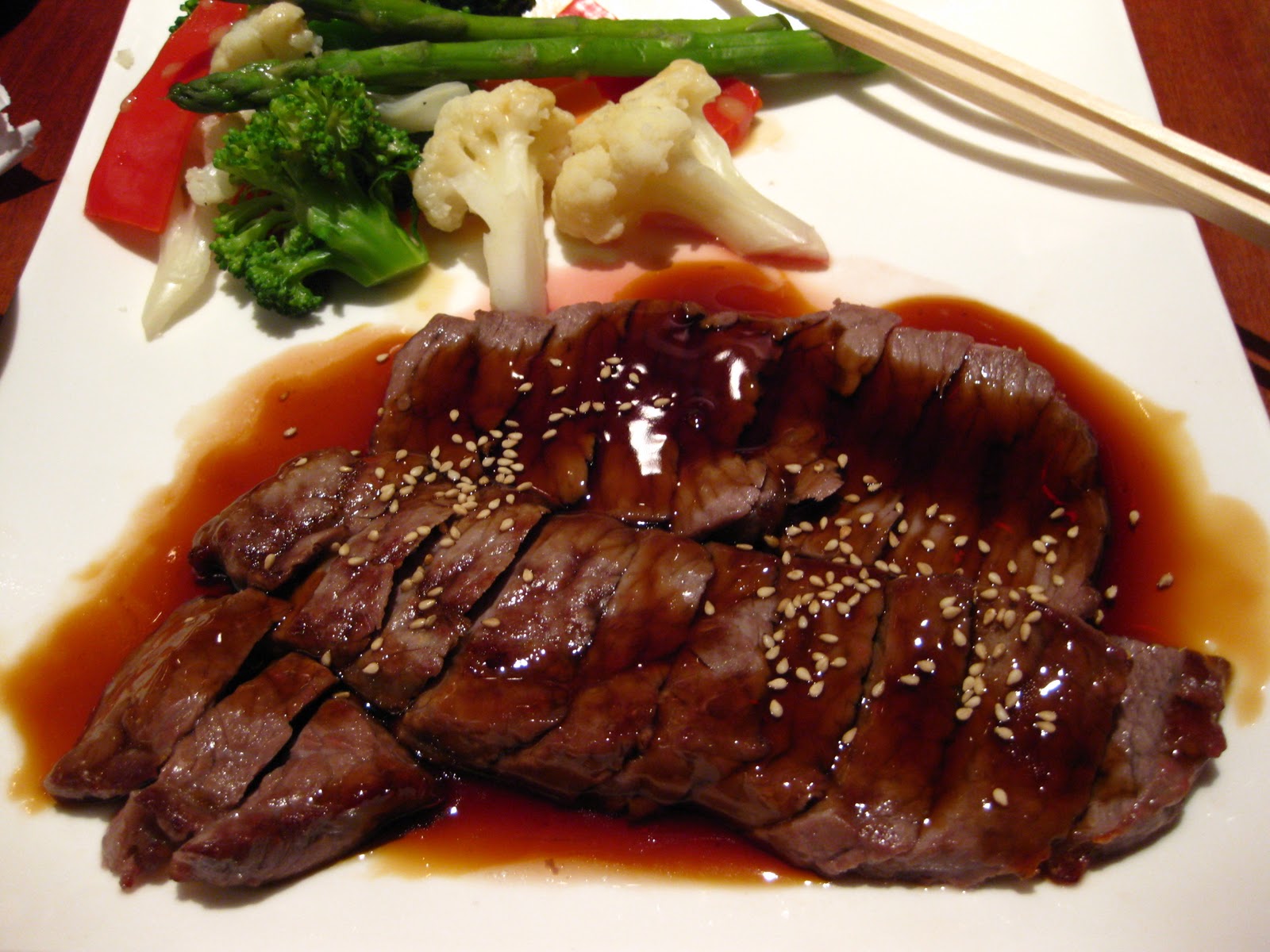 Asian style steak