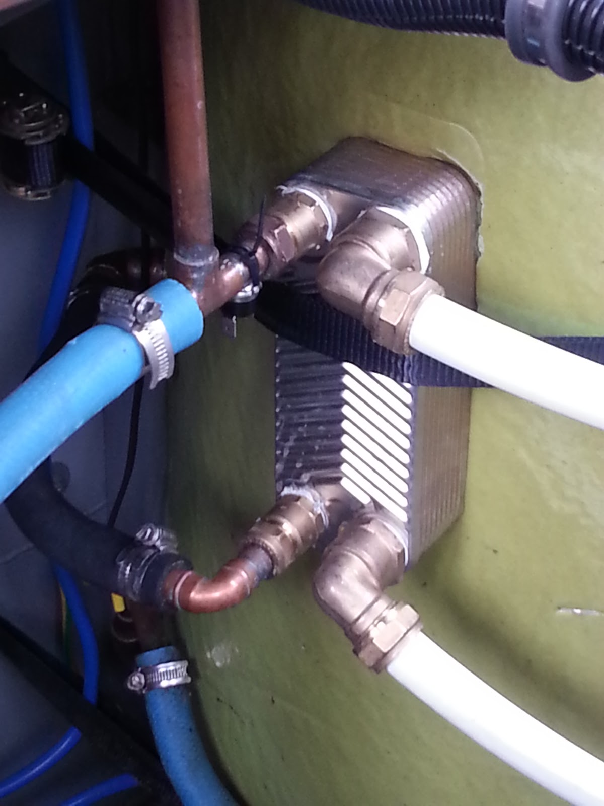 Widebeam Boat Build Blog New Central Heating