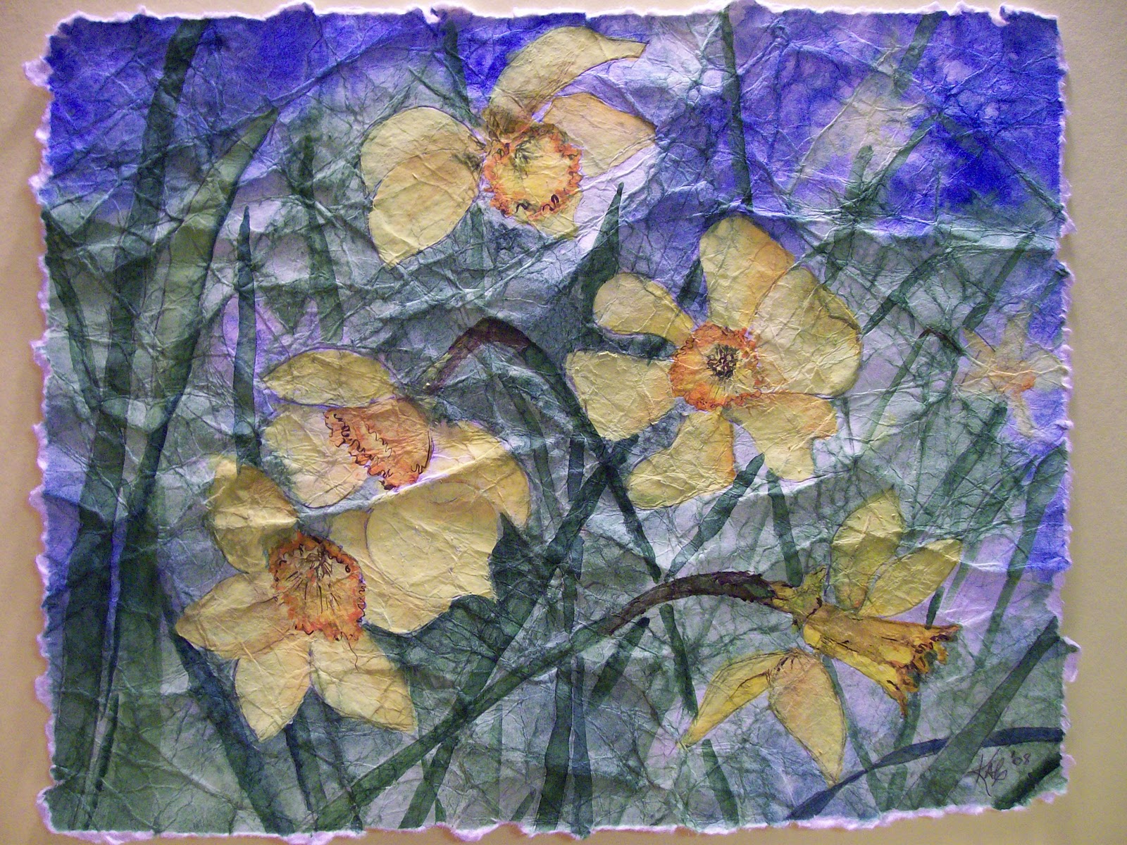 Brush Strokes Spring Flowers!