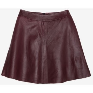 VEDA Chateau leather skirt