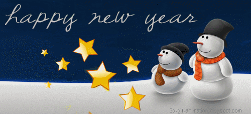 animated free gif: 3d gif animated free greetings e-cards snowman flash  stars happy new year merry christmas santa claus photo animated free  download i love you happy birthday kiss funny comic.......Happy New