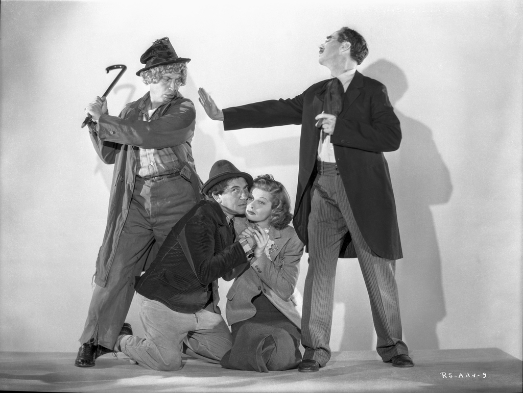 Thelma Todd Lucille Ball With The Marx Brothers