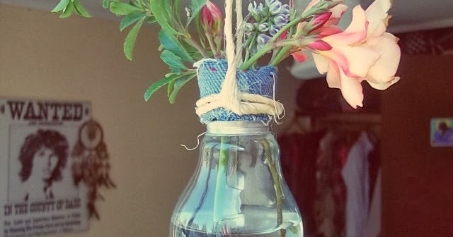 El Bazarillo: PROYECTO DIY florero colgante reciclado