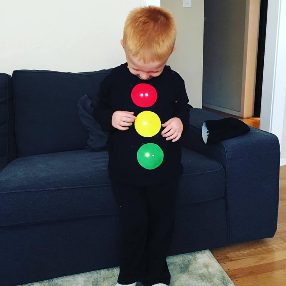 Nick Weil's Blog DIY Toddler Stoplight Costume with Arduino