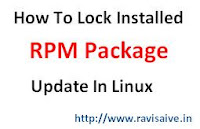 Lock Installed RPM Package Update