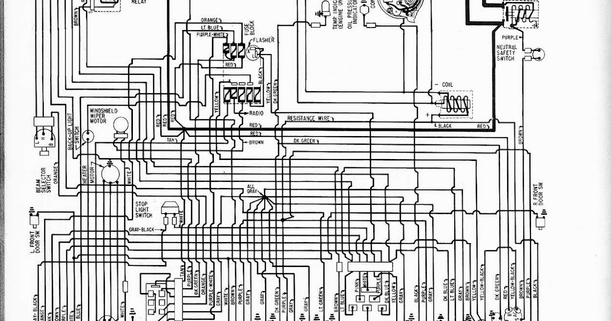 Free Auto Wiring Diagram: 1961 Pontiac Tempest Wiring Diagram